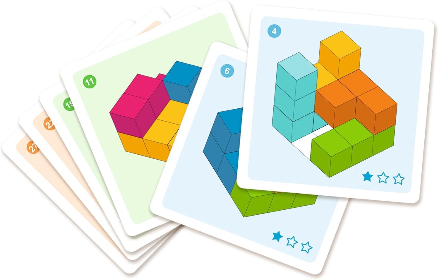 Cubissimo - Cartes défi et niveaux